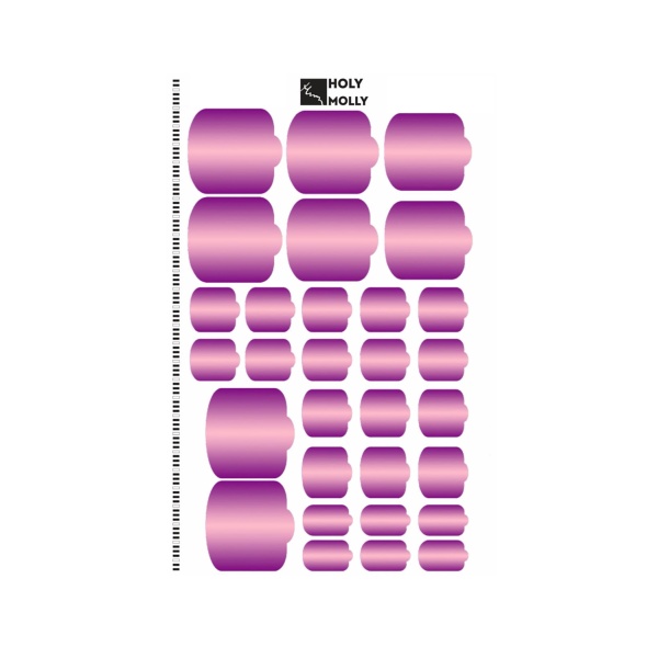 Holy Molly Пленки для педикюра Mirror, №02 купить - 0