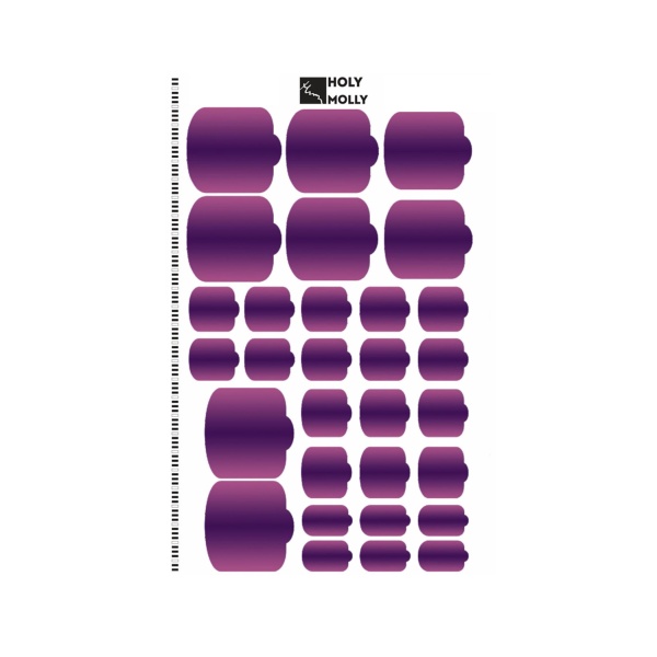 Holy Molly Пленки для педикюра Mirror, №03 купить - 0
