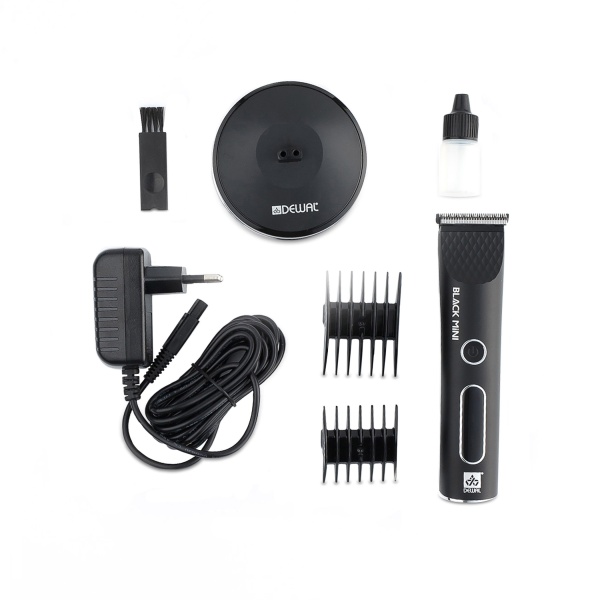 Dewal Pro Машинка для стрижки окантовочная Black Mini, 5500 об\мин, Т-нож 37 мм, 0.3мм купить - 0