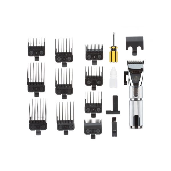 Dewal Pro Машинка для стрижки Pro Silver, 6000-7000 об/мин, 0.5-3.5 мм, 10 нас купить - 0