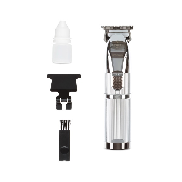 Dewal Pro Машинка для стрижки окантовочная Pro Silver Mini, 7000 об/мин, Т-нож 40 мм, 0.5 мм купить - 0