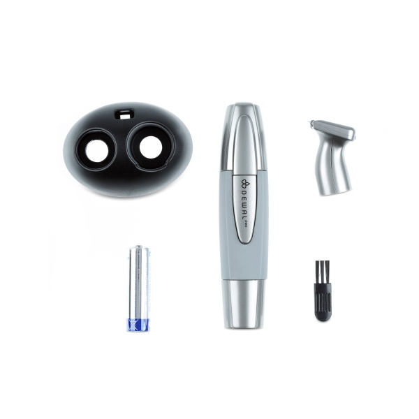 Dewal Pro Машинка для стрижки в носу и ушах Pro, 2 ножевых блока, 1 мм, серебристая купить - 0