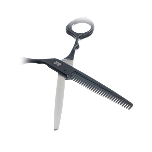 Dewal Pro Парикмахерские ножницы филировочные Color Step, 30 зубцов, 6″, чёрные купить - 0