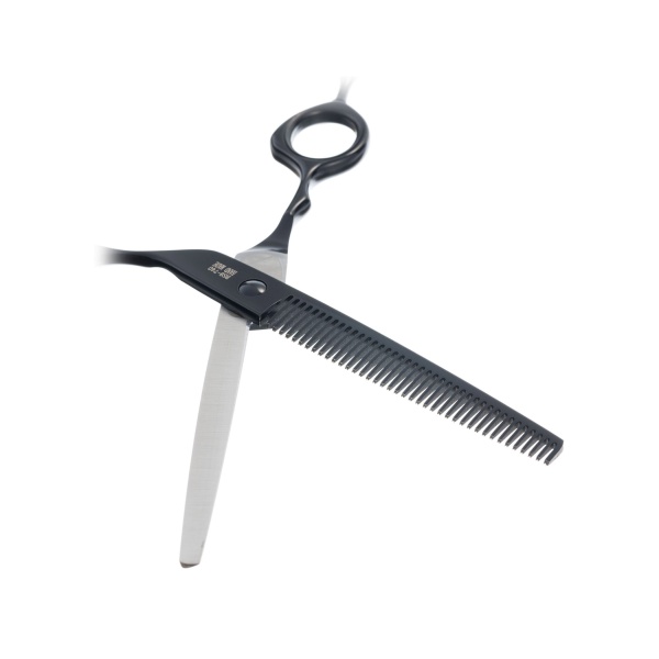 Dewal Pro Парикмахерские ножницы филировочные Color Step, 40 зубцов, 7″, чёрные купить - 0