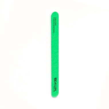 Dewal Pro Пилка для ногтей Neon, пряма, абразивность 240/240, 18 см, зеленая купить