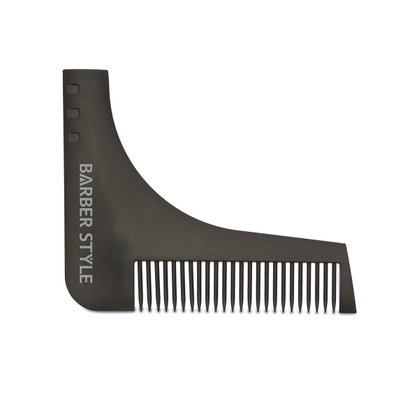 Dewal Pro Расческа для бороды, черная, 9.5 х 11 см, черная купить - 0