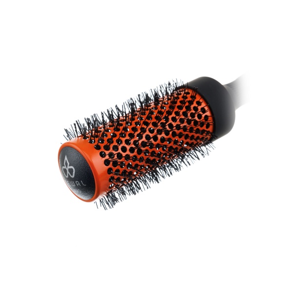 Dewal Pro Термобрашинг Оранжевая, ионо-керамическое покрытие, волнистая нейлоновая щетина, 43 х 58 мм купить - 0