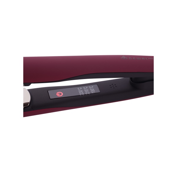 Dewal Pro Щипцы для выпрямления волос Pro Intense, 29 х 100 мм, титановое покрытие, 53 Вт, винный купить - 0
