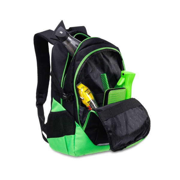 Dewal Pro Рюкзак Barber Style, черно-зеленый, полиэстер, 46 x 32 x 18 см купить - 0