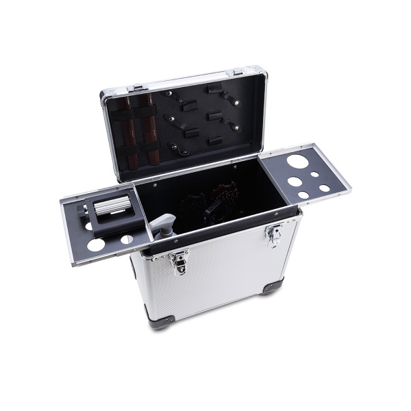 Dewal Pro Чемодан для парикмахерских инструментов, полимерный материал, серебристый, 38 x 22 x 44 см купить - 0