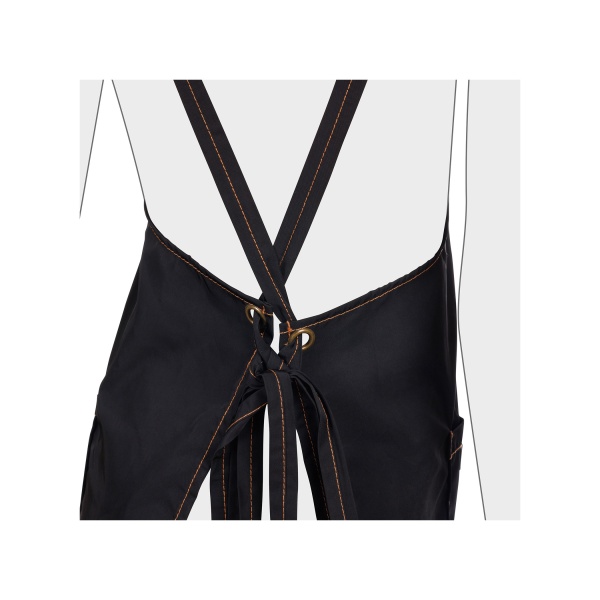 Dewal Pro Фартук мастера для стрижки, полиэстер, черный, 80 х 82 см купить - 0