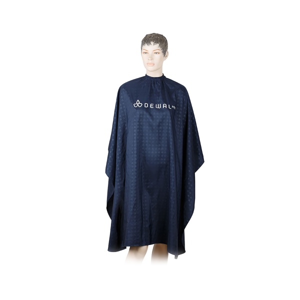 Dewal Pro Пеньюар для стрижки Логотип, полиэстер, 128 х 146 см, синий купить - 0