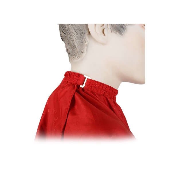 Dewal Pro Пеньюар для стрижки Логотип, полиэстер, 128 х 146 см, красный купить - 0