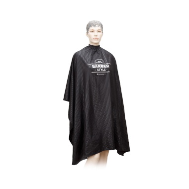 Dewal Pro Пеньюар для стрижки Barber Style, полиэстер, 140 х 158 см, полоска купить
