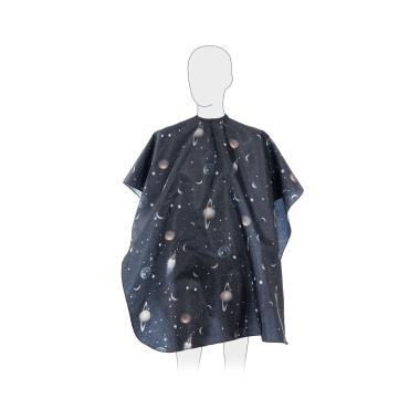 Dewal Pro Пеньюар для стрижки Космос, детский, полиэстер, 95 х 120 см, черный купить
