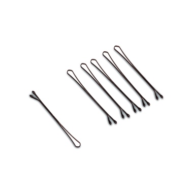 Dewal Pro Невидимки для волос, коричневые, прямые, жесткие, 50 мм, 500 гр купить