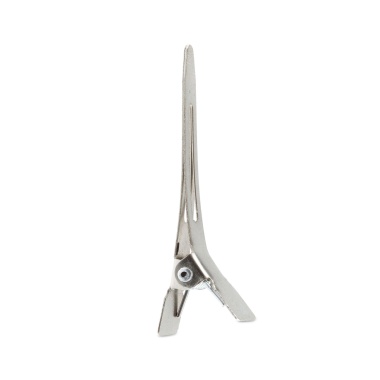 Dewal Pro Зажим для волос одинарный, серебристый металл, 4.4 см, 50 шт купить