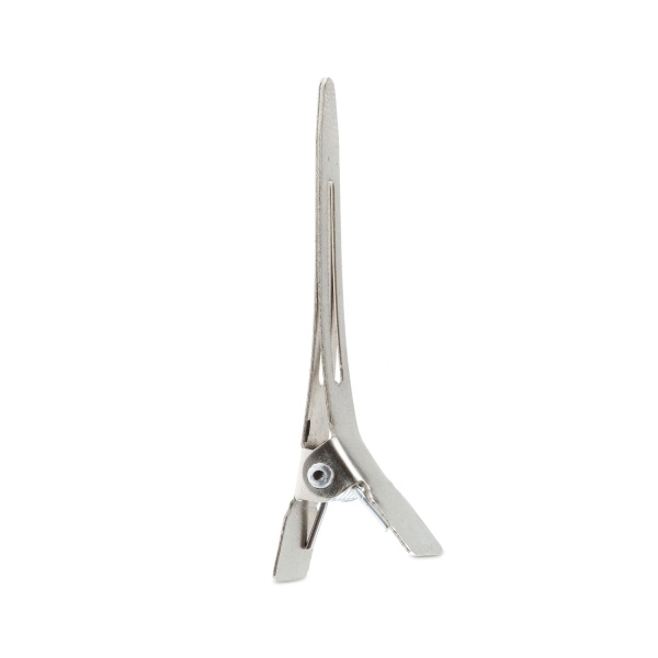 Dewal Pro Зажим для волос одинарный, серебристый металл, 4.4 см, 50 шт купить - 0