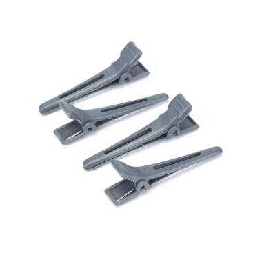 Dewal Pro Зажим для волос одинарный, черный, карбон, 4.5 см, 50 шт купить