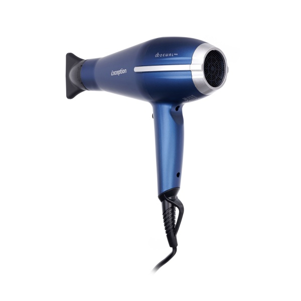 Dewal Pro Фен Exception, синий, 2000 Вт, 2 насадки, провод 2.7м, 570 гр купить - 0