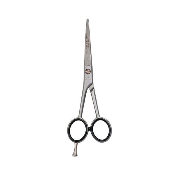 Dewal Pro Парикмахерские ножницы для левши Basic Step, прямые с микронасечками, 5.5″, черные купить - 0