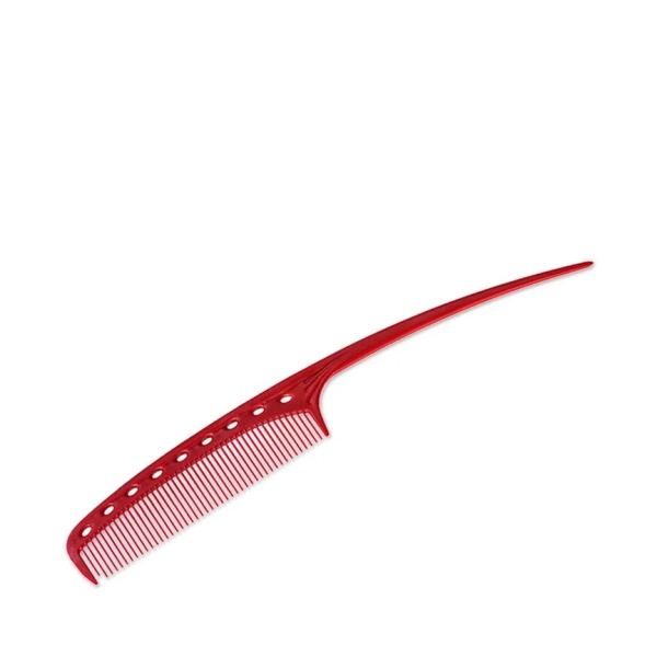 Y.S.Park Расческа выгнутая с хвостиком YS-104, красная купить - 0