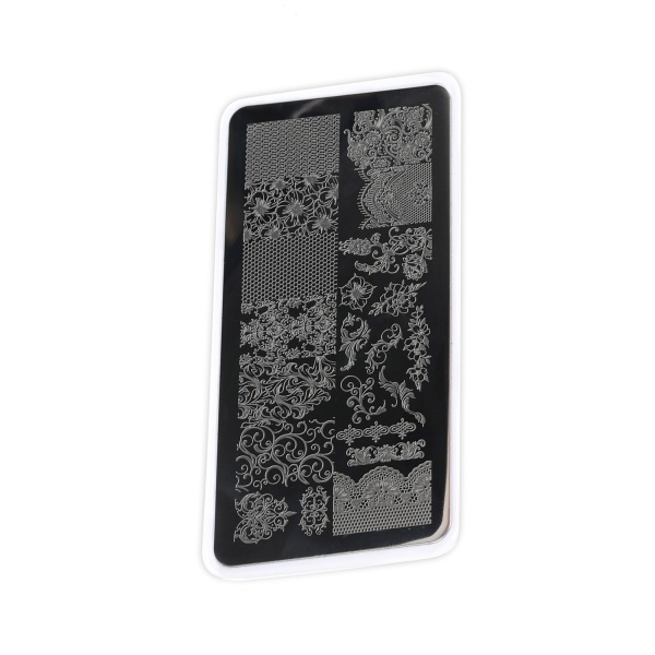 E.Mi Пластина для стемпинга, №04 Кружева купить - 0