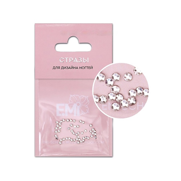 E.Mi Стразы, №6 Белый опал, 50 шт купить - 0
