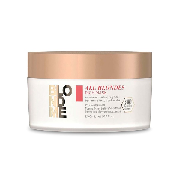 Schwarzkopf Professional Обогащенная маска с экстрактом кашемира BlondMe Rich Mask, 200 мл купить - 0