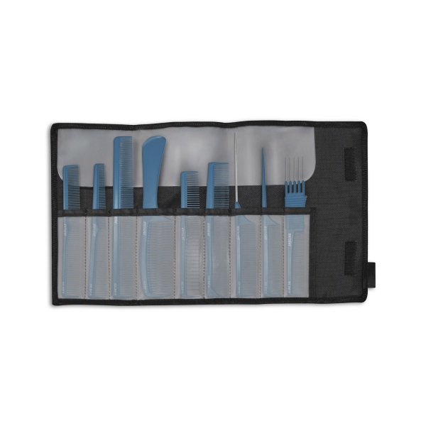 Jaguar Набор расчёсок a-Line Atlantic, антистатические, синие, 9 шт купить - 0