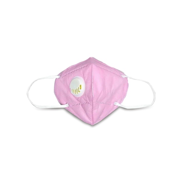 Melon Pro Маска респираторная 6-ти слойная с клапаном, розовая, 5 шт купить - 0