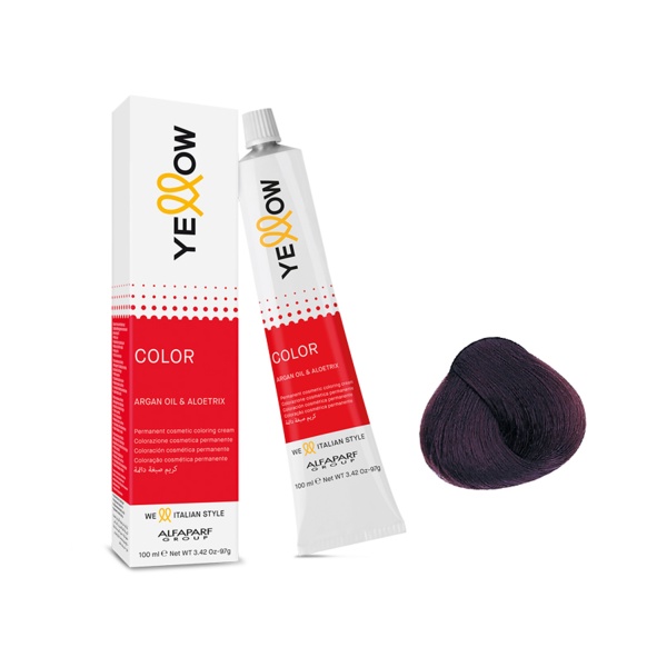 Yellow Professional Перманентная крем-краска YE Color, 5.26, 100 мл купить - 0