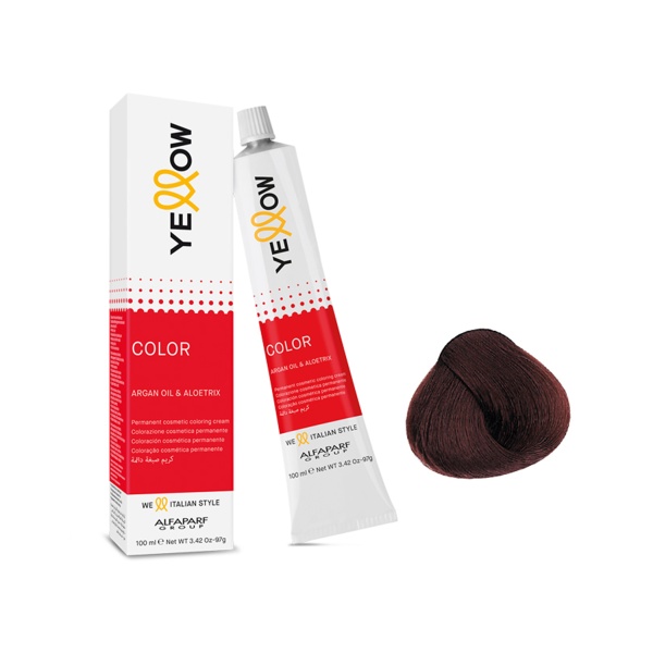 Yellow Professional Перманентная крем-краска YE Color, 5.66S, 100 мл купить - 0