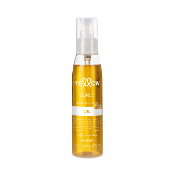 Yellow Professional Увлажняющий бустер-масло для вьющихся и кудрявых волос Curls Oil Anti-Frizz Booster, 125 мл купить - 0