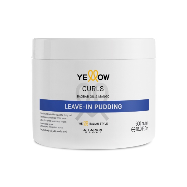 Yellow Professional Несмываемый пудинг-крем для кудрявых и вьющихся волос Curl Leave-in Pudding, 500 мл купить - 0