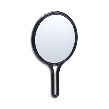 Dewal Pro Зеркало с ручкой, пластик, черное, 26 x 16 x 1 см купить