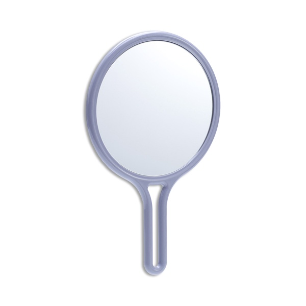 Dewal Pro Зеркало с ручкой, пластик, серое, 26 x 16 x 1 см купить - 0