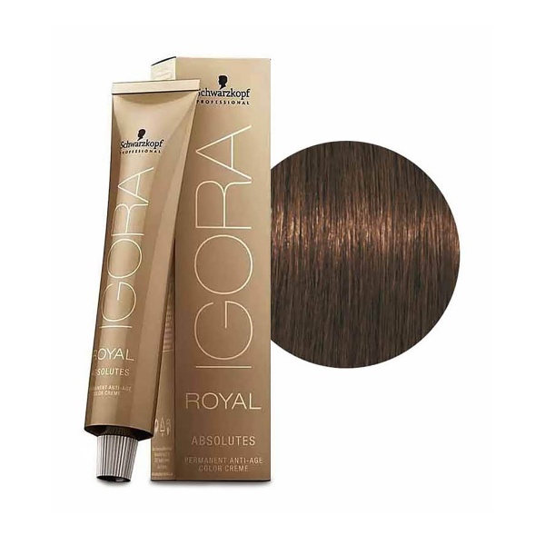 Schwarzkopf Professional Краска для волос Igora Absolute, 7-460 Средний русый бежевый шоколадный натуральный, 60 мл купить - 0