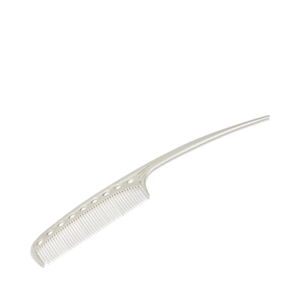 Y.S.Park Расческа выгнутая с хвостиком YS-104, белая купить - 0