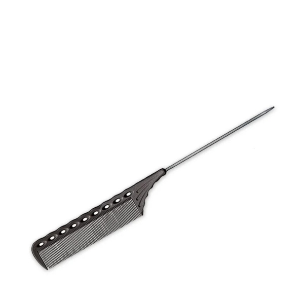Y.S.Park Расческа с металлическим хвостиком YS-116, карбон купить - 0