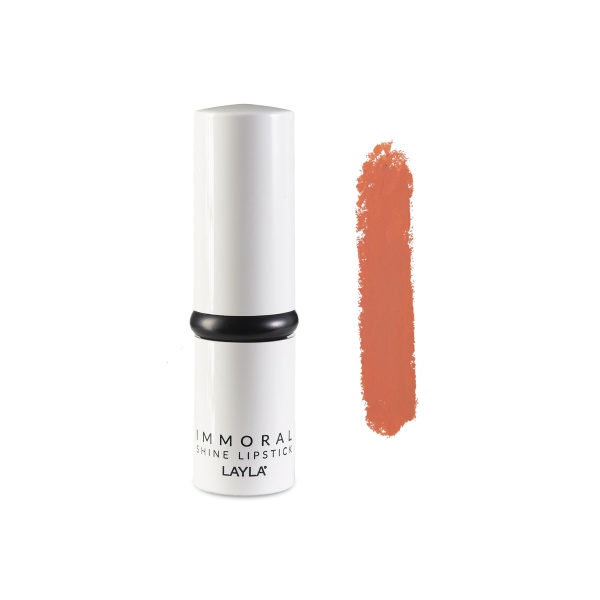 Layla Помада для губ блестящая Immoral Shine Lipstic, №1 One Wish купить - 0