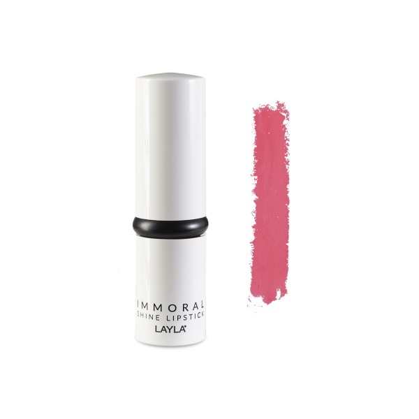 Layla Помада для губ блестящая Immoral Shine Lipstic, №4 Dolce Amor купить - 0