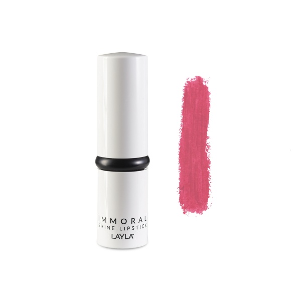 Layla Помада для губ блестящая Immoral Shine Lipstic, №8 Libra купить - 0