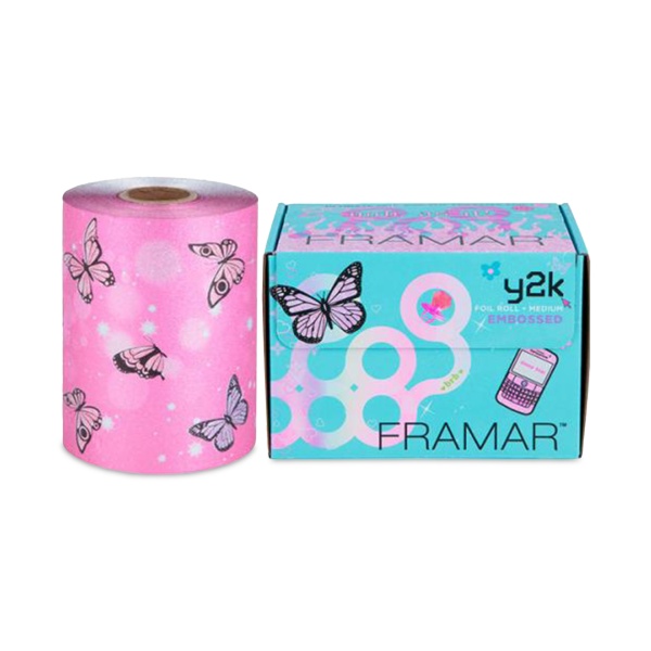 Framar Фольга в рулоне с тиснением 2000-е Y2K Embossed Roll 320 ft., 98 м купить - 0