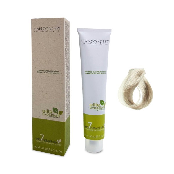Hair Concept Крем-трансформатор цвета Elite Evolution Organic Color, 10.1 Ash Platinum Blond, 60 мл купить - 0