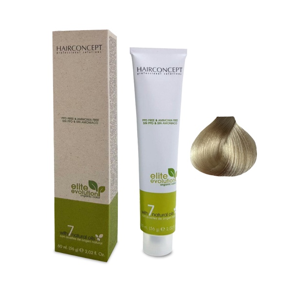 Hair Concept Крем-трансформатор цвета Elite Evolution Organic Color, 11.0 Natural Ultra Platinum Blond, 60 мл купить - 0