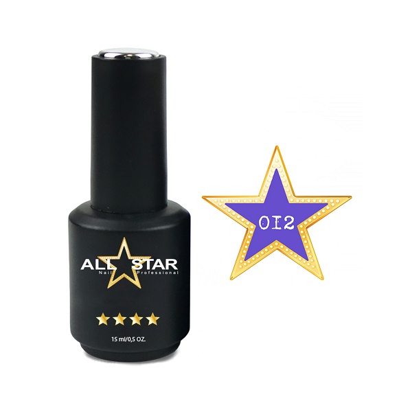 All Star Гель-лак, №012 Garland лавандовый, 10 мл купить - 0