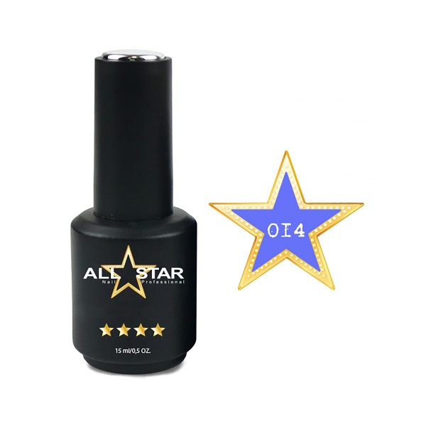 All Star Гель-лак, №014 Pomona светло-синий, 10 мл купить - 0