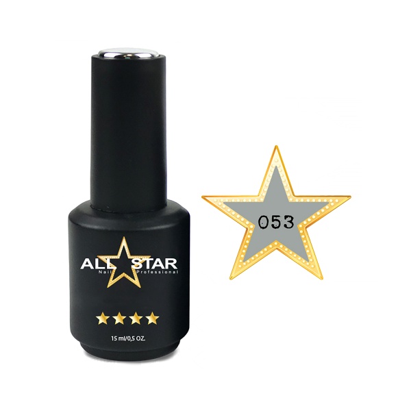 All Star Гель-лак, №053 San Antonio серо-голубой, 10 мл купить - 0