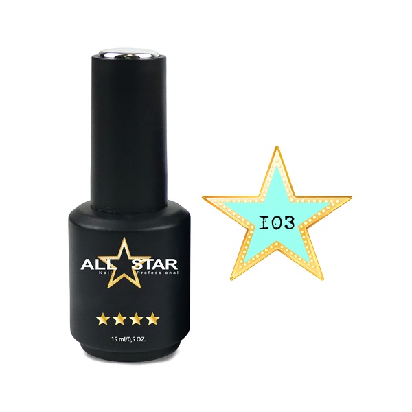 All Star Гель-лак, №103 Plano тиффани, 10 мл купить - 0